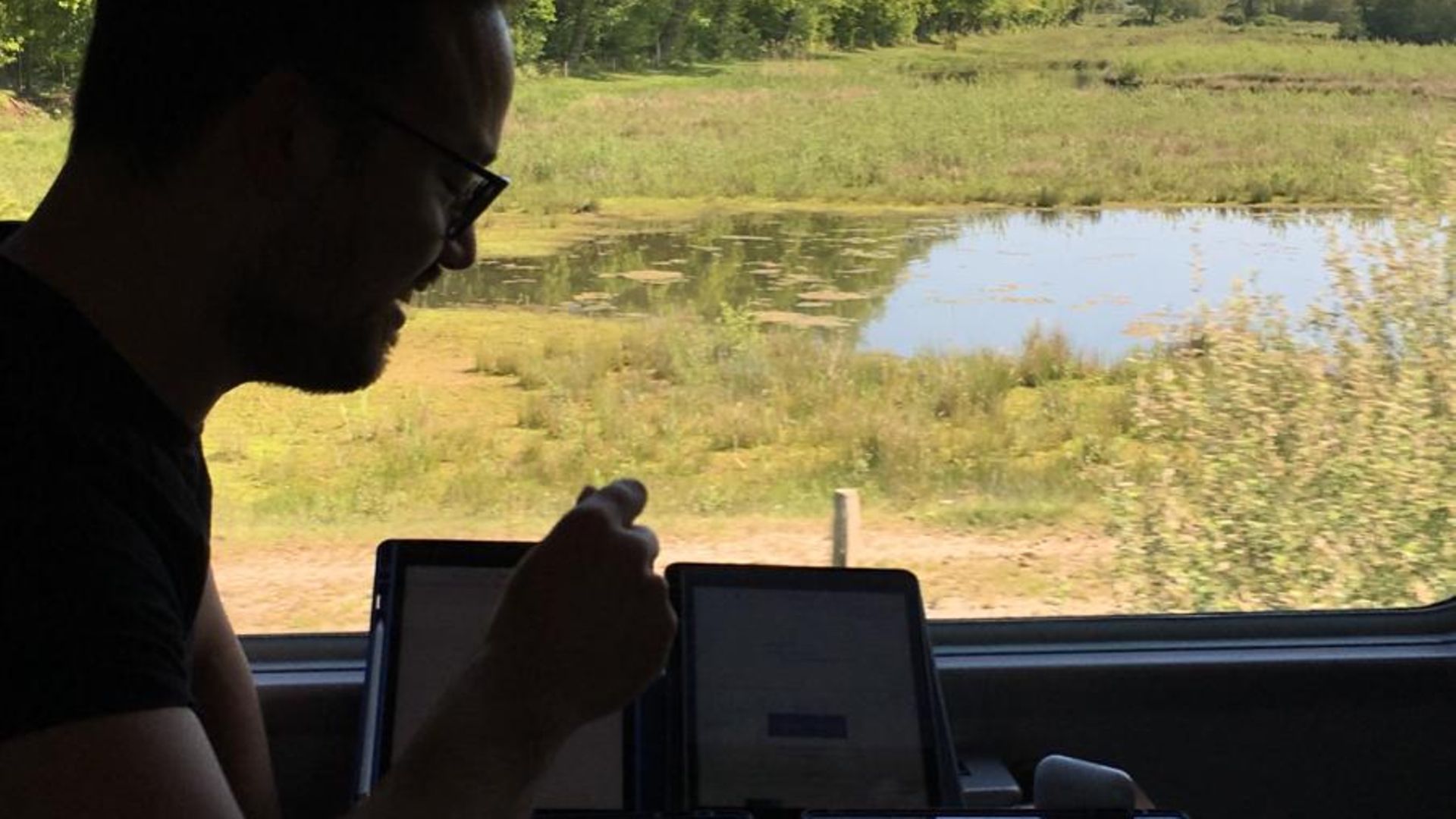 effizientes arbeiten im Zug