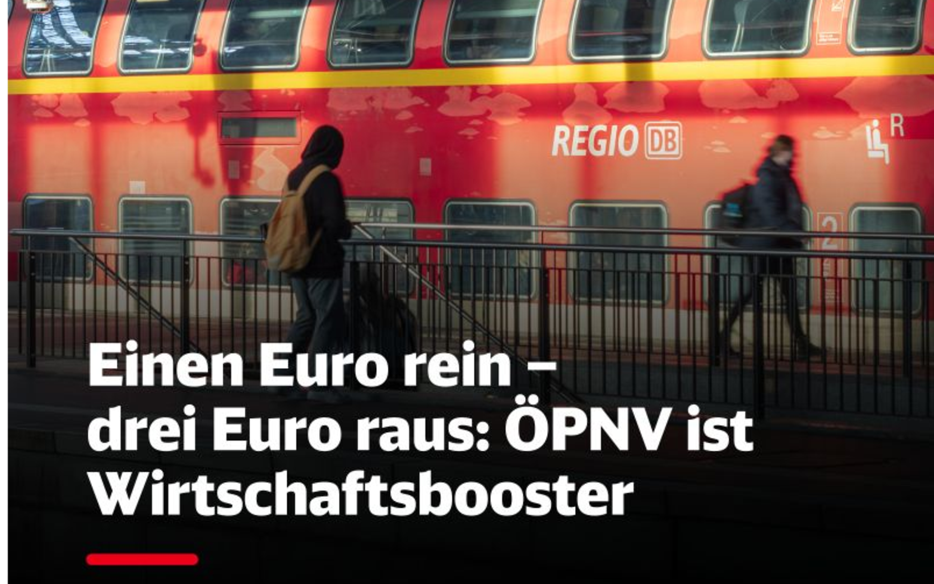 DB Regio im Hauptbahnhof