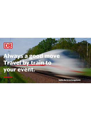 ICE in Landschaft mit englischem Claim