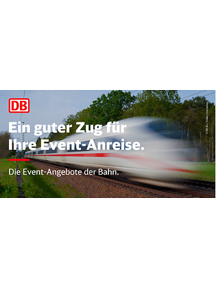 ICE Landschaft mit Claim auf Deutsch
