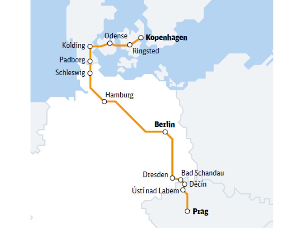 Grafik-Prag Kopenhagen-data